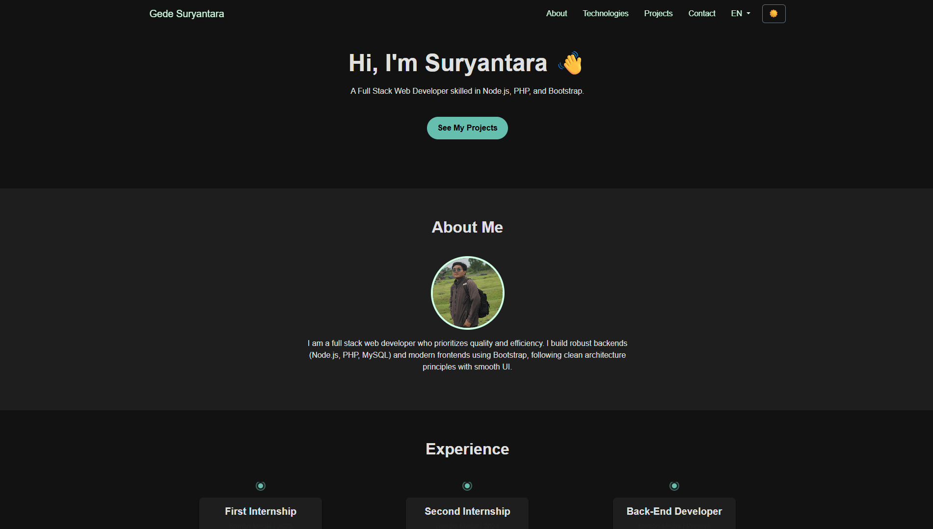 Personal Portfolio Website